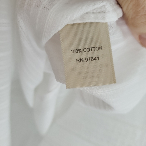 J.Jill Top Pintucked Cotton Tunic - Picture 9 of 10